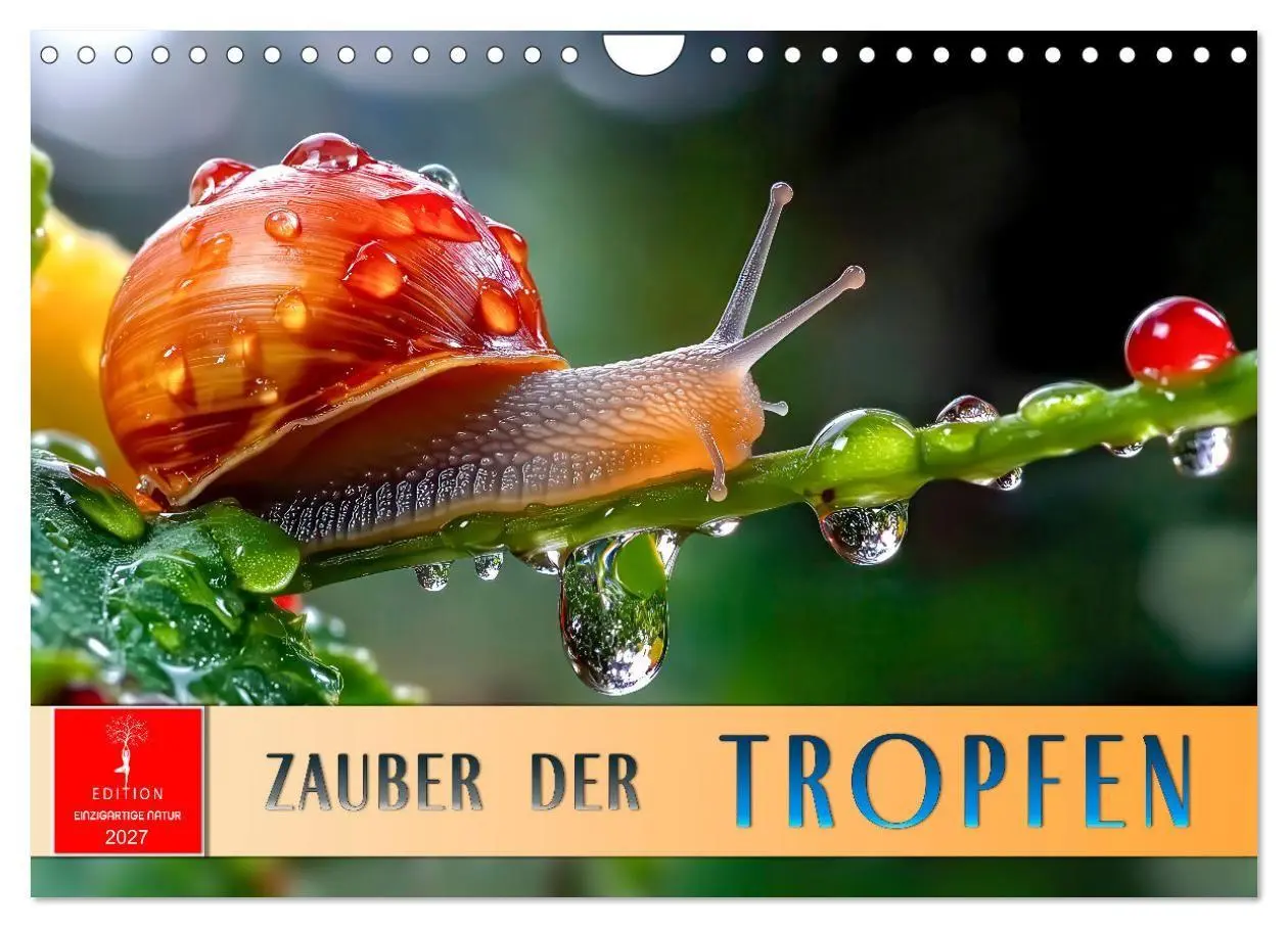 Cover: 9783516983364 | Zauber der Tropfen (Wandkalender 2027 DIN A4 quer), CALVENDO...