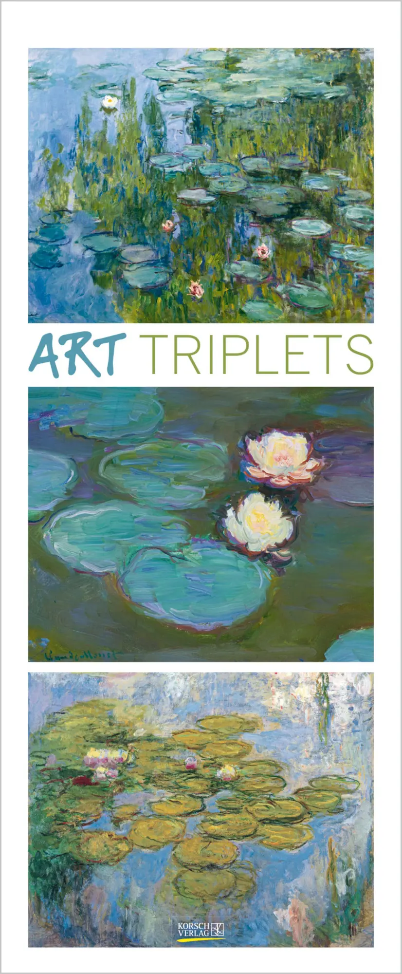 Cover: 9783819303364 | Art Triplets 2027 | Verlag Korsch | Kalender | 14 S. | Deutsch | 2027