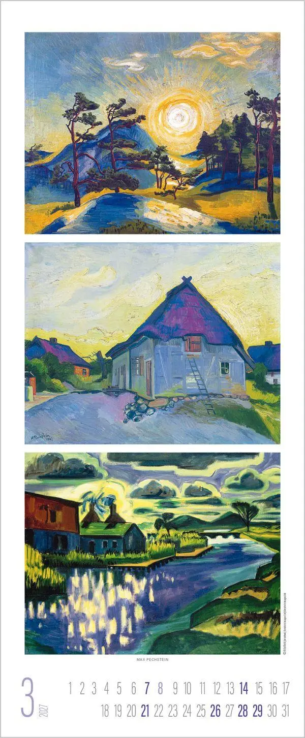Bild: 9783819303364 | Art Triplets 2027 | Verlag Korsch | Kalender | 14 S. | Deutsch | 2027