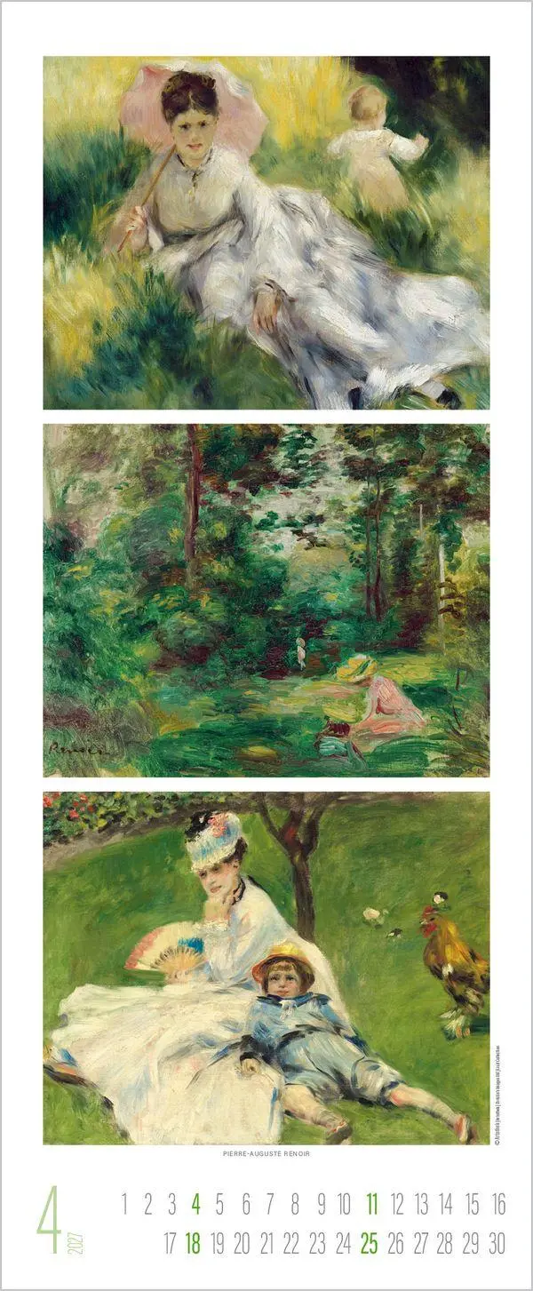 Bild: 9783819303364 | Art Triplets 2027 | Verlag Korsch | Kalender | 14 S. | Deutsch | 2027