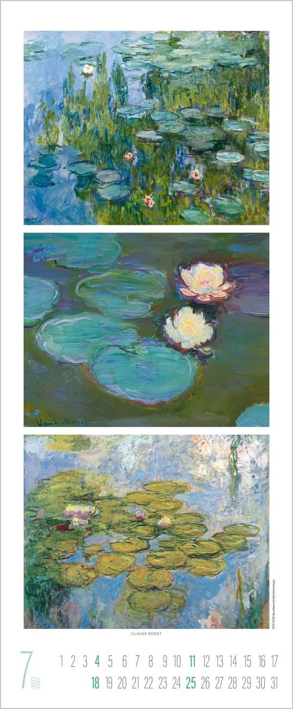 Bild: 9783819303364 | Art Triplets 2027 | Verlag Korsch | Kalender | 14 S. | Deutsch | 2027