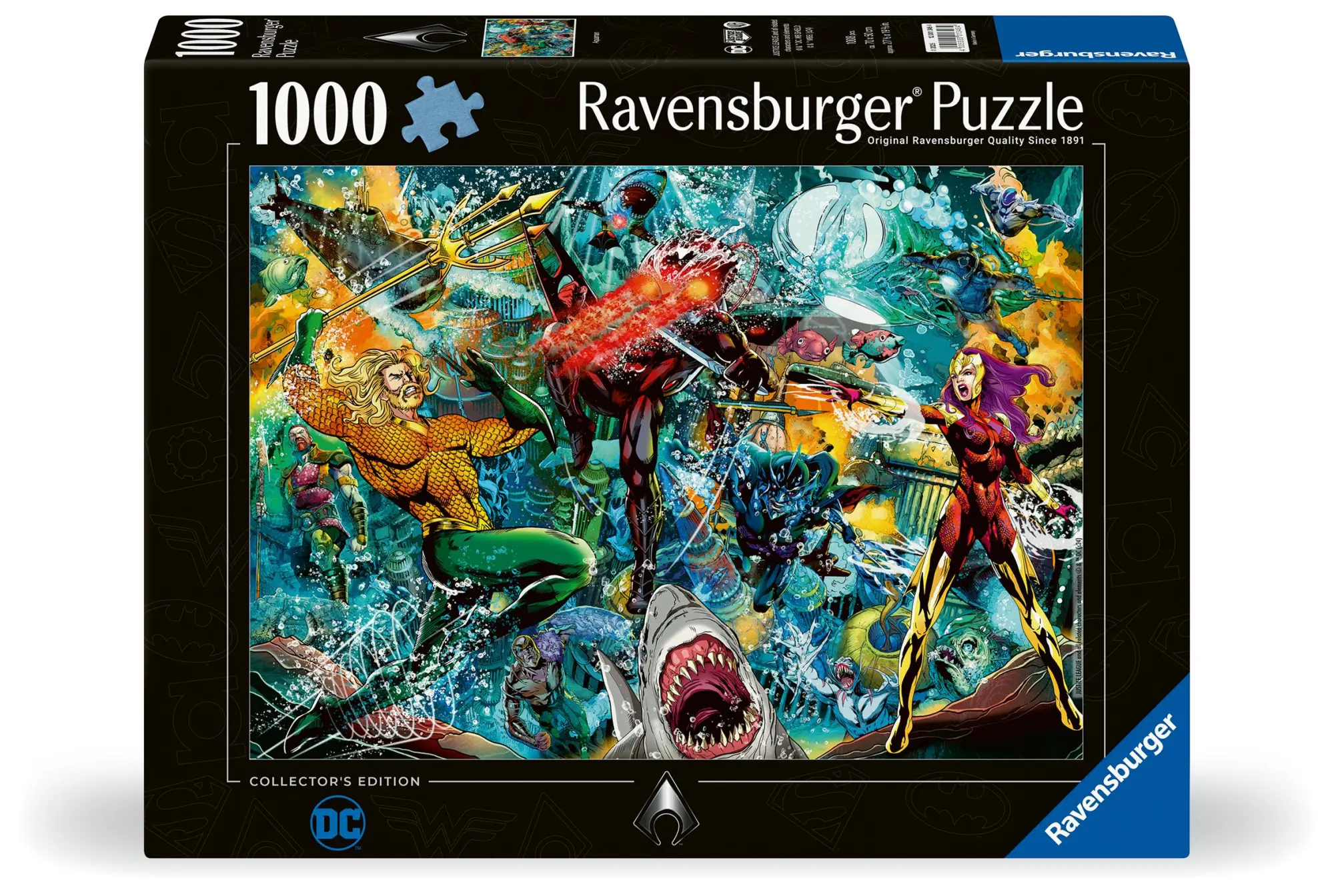 Cover: 4005555013464 | Erwachsenenpuzzle 1000 Teile - Justice League - Aquaman | Spiel | 2025