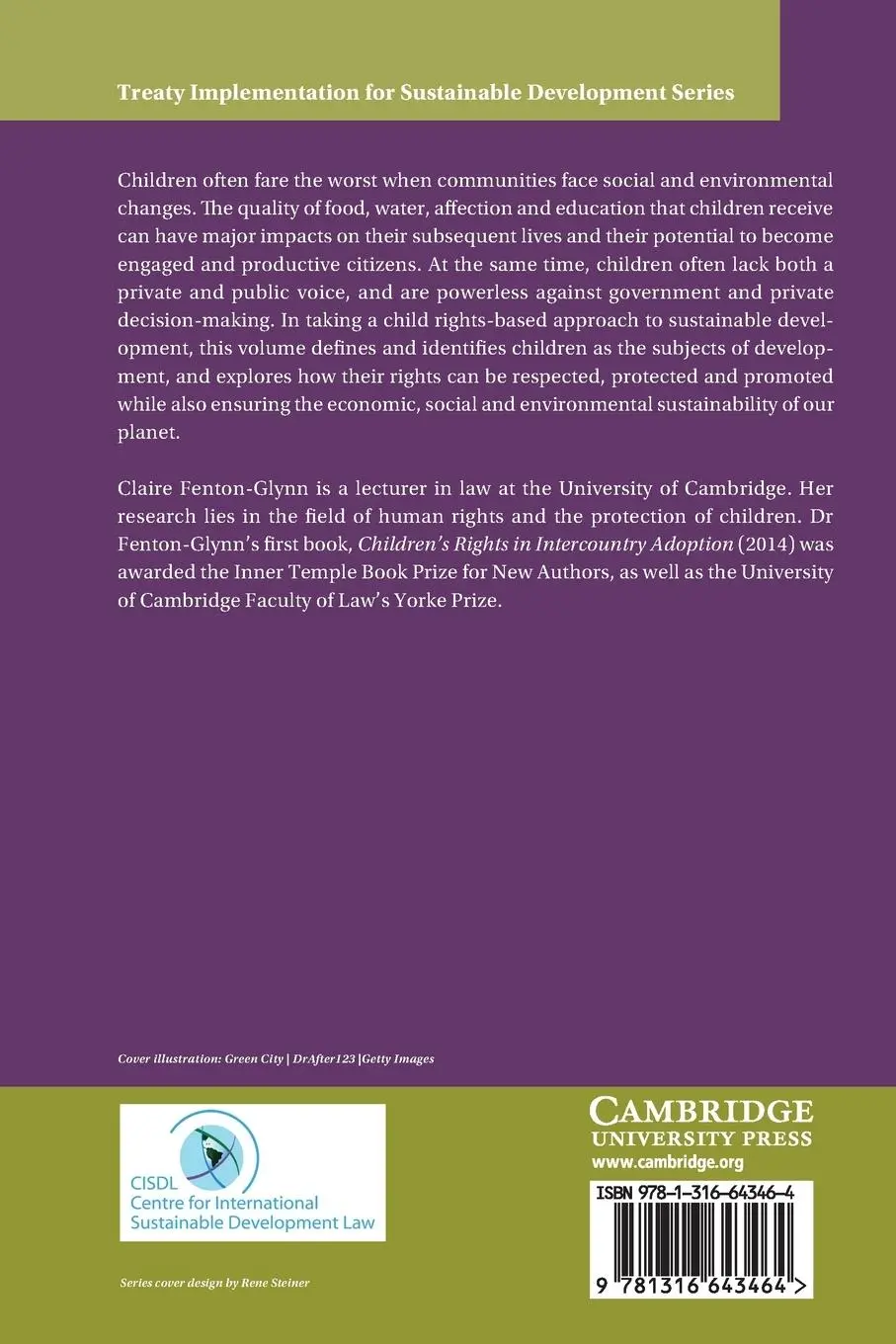 Rückseite: 9781316643464 | Children's Rights and Sustainable Development | Claire Fenton-Glynn