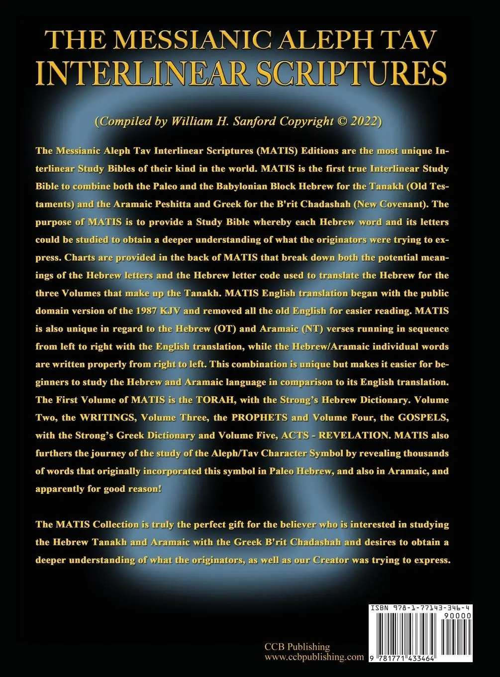 Rückseite: 9781771433464 | Messianic Aleph Tav Interlinear Scriptures (MATIS) Volume Five...