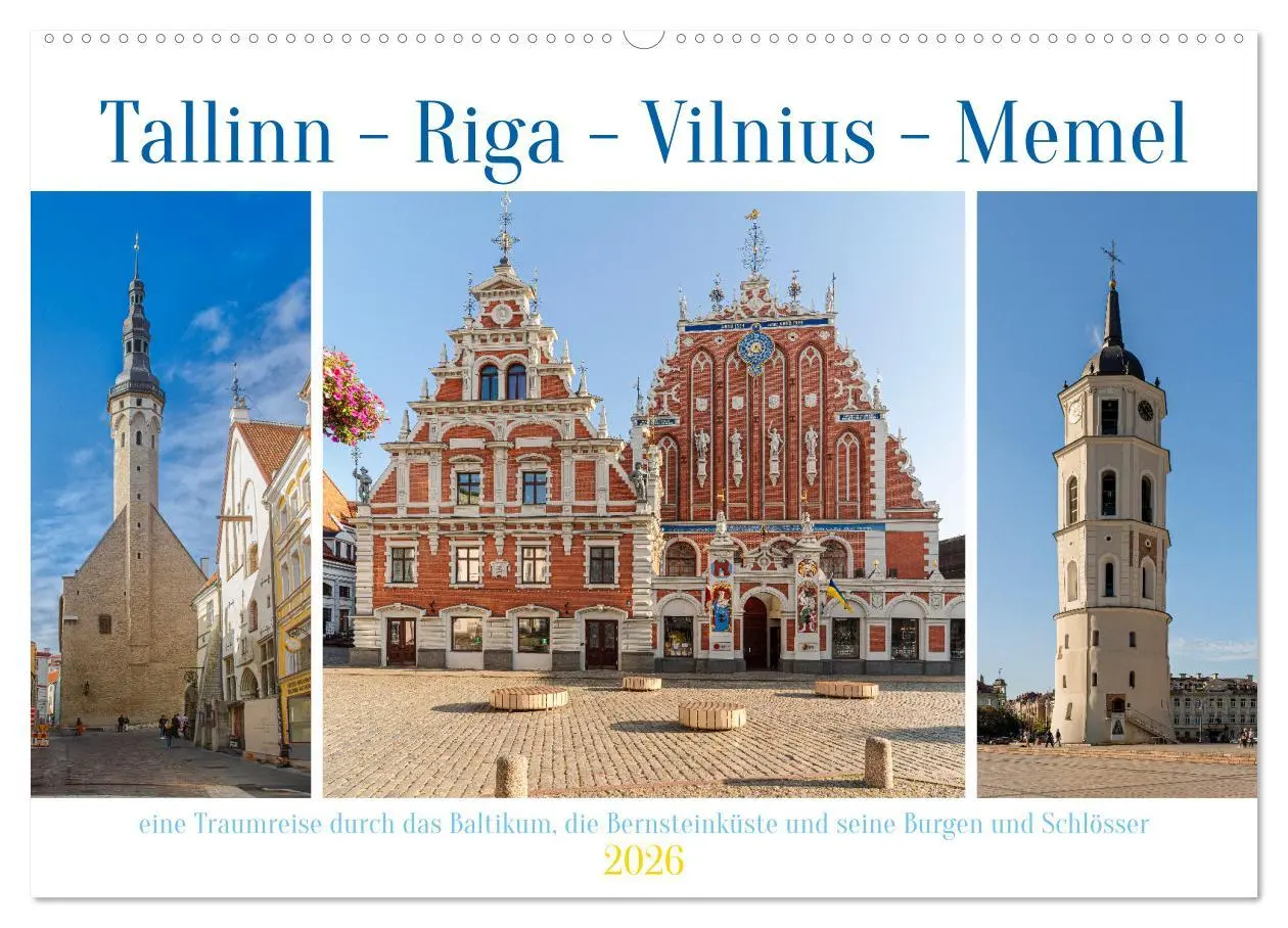 Cover: 9783457333464 | Tallinn-Riga-Vilnius-Memel, eine Traumreise durch das Baltikum....
