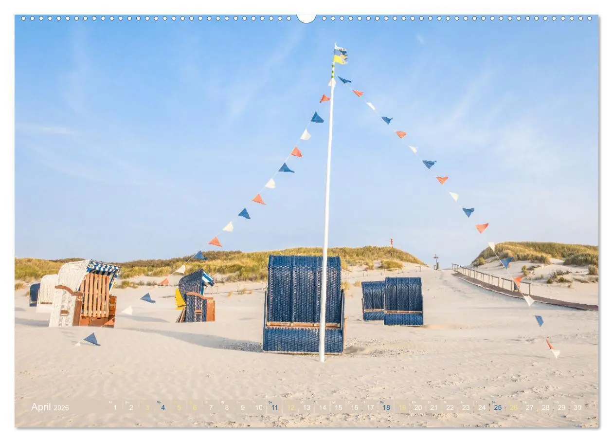 Bild: 9783457643464 | Moin Juist (Wandkalender 2026 DIN A2 quer), CALVENDO Monatskalender