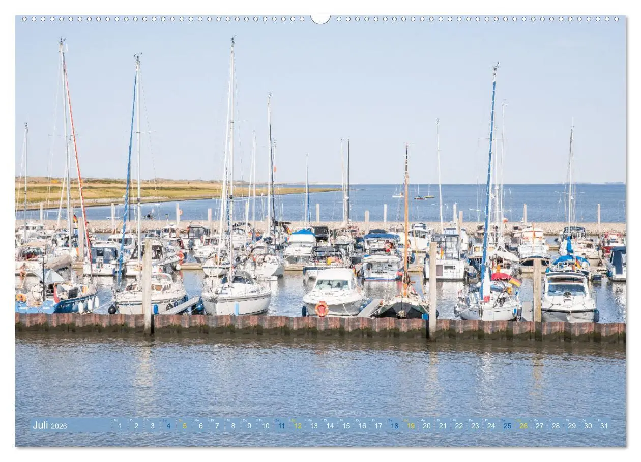 Bild: 9783457643464 | Moin Juist (Wandkalender 2026 DIN A2 quer), CALVENDO Monatskalender