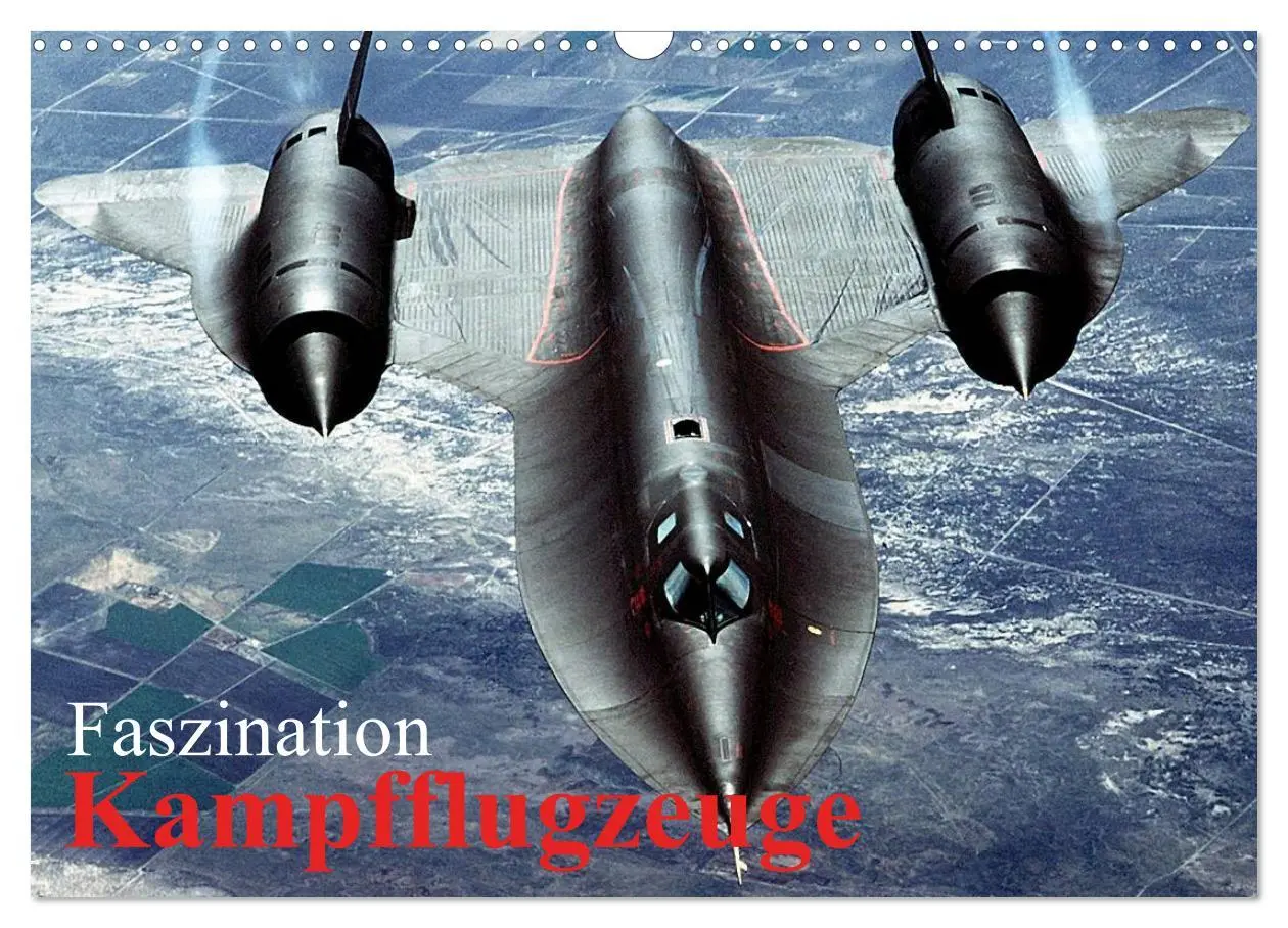 Cover: 9783516043464 | Faszination Kampfflugzeuge (Wandkalender 2026 DIN A3 quer),...