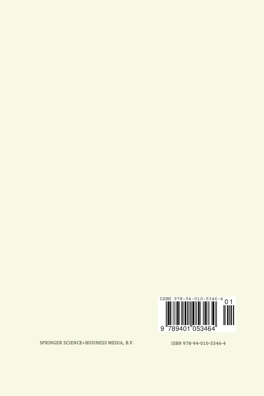 Rückseite: 9789401053464 | Cartesianische Meditationen und Pariser Vortrage | Husserl (u. a.)