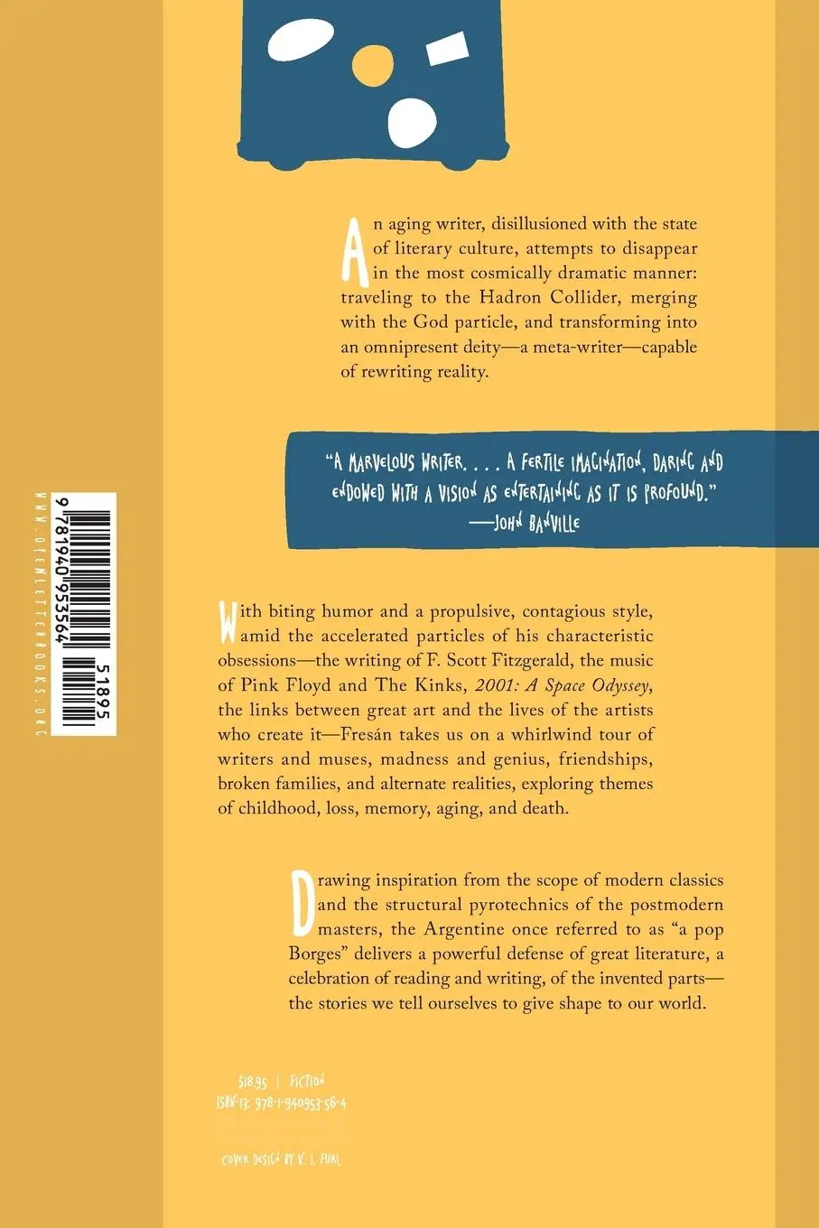 Rückseite: 9781940953564 | The Invented Part | Rodrigo Fresán | Taschenbuch | Englisch | 2017