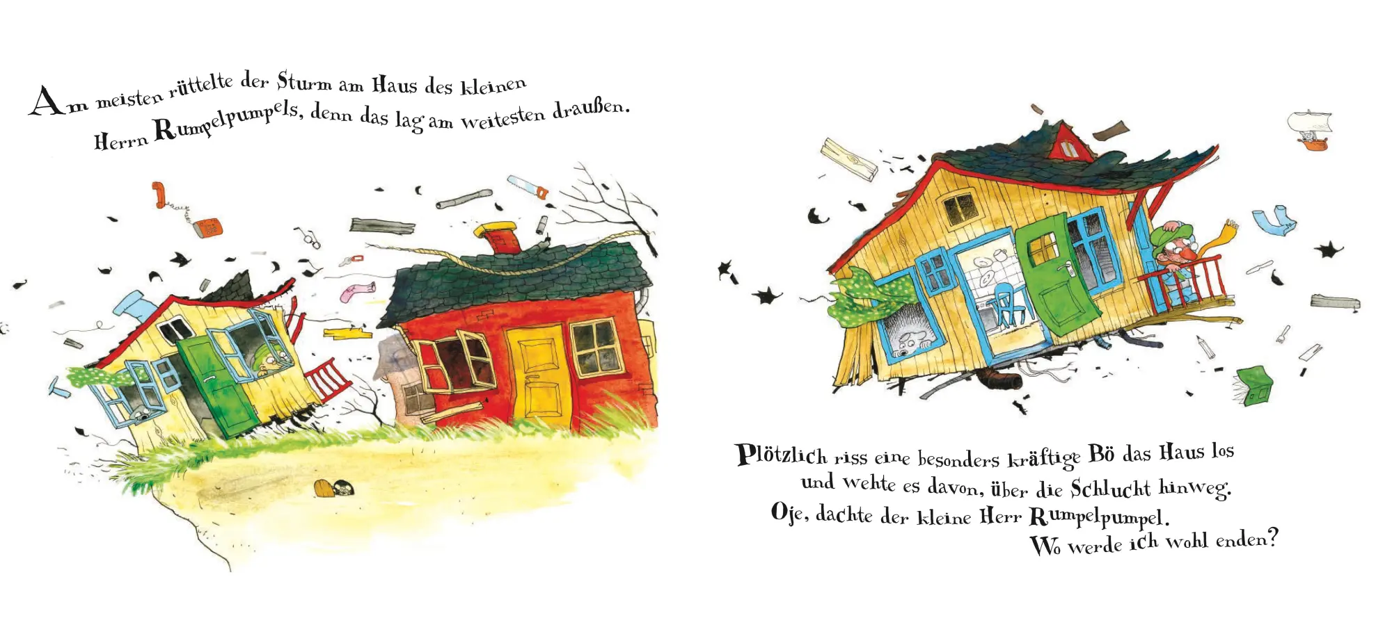 Bild: 9783414823564 | Herr Rumpelpumpel fliegt weg | Jakob Martin Strid | Buch | 48 S.