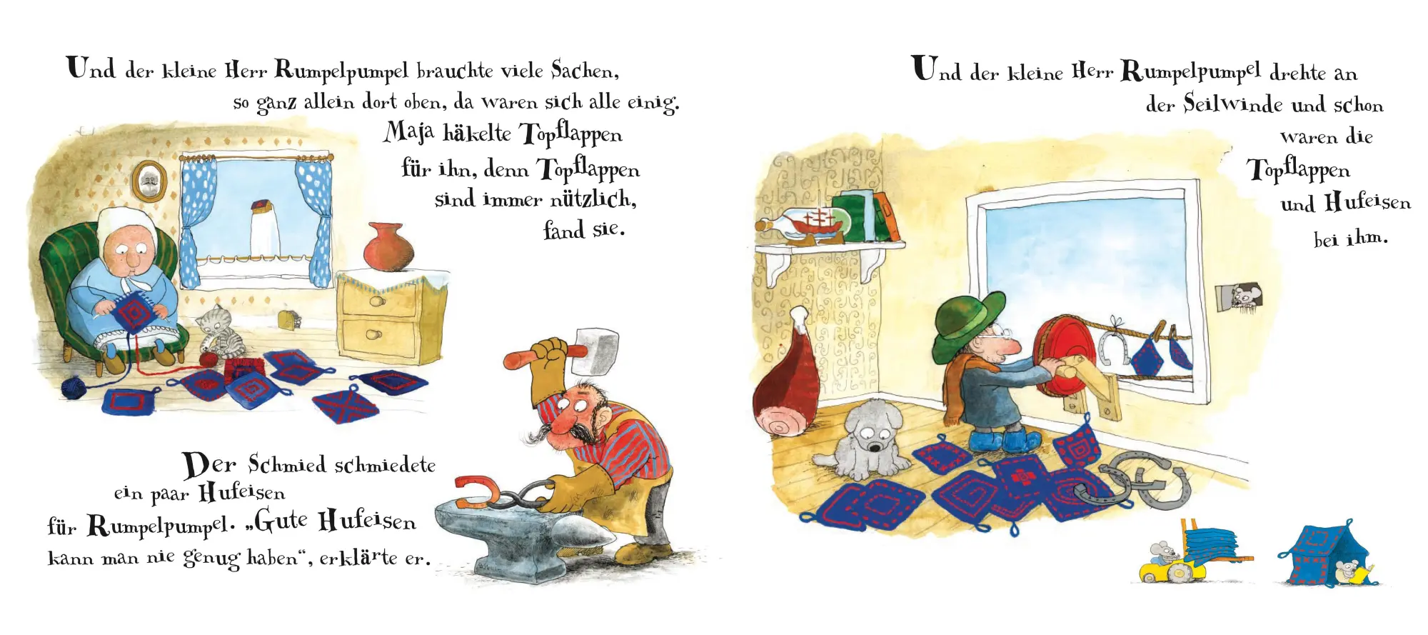 Bild: 9783414823564 | Herr Rumpelpumpel fliegt weg | Jakob Martin Strid | Buch | 48 S.