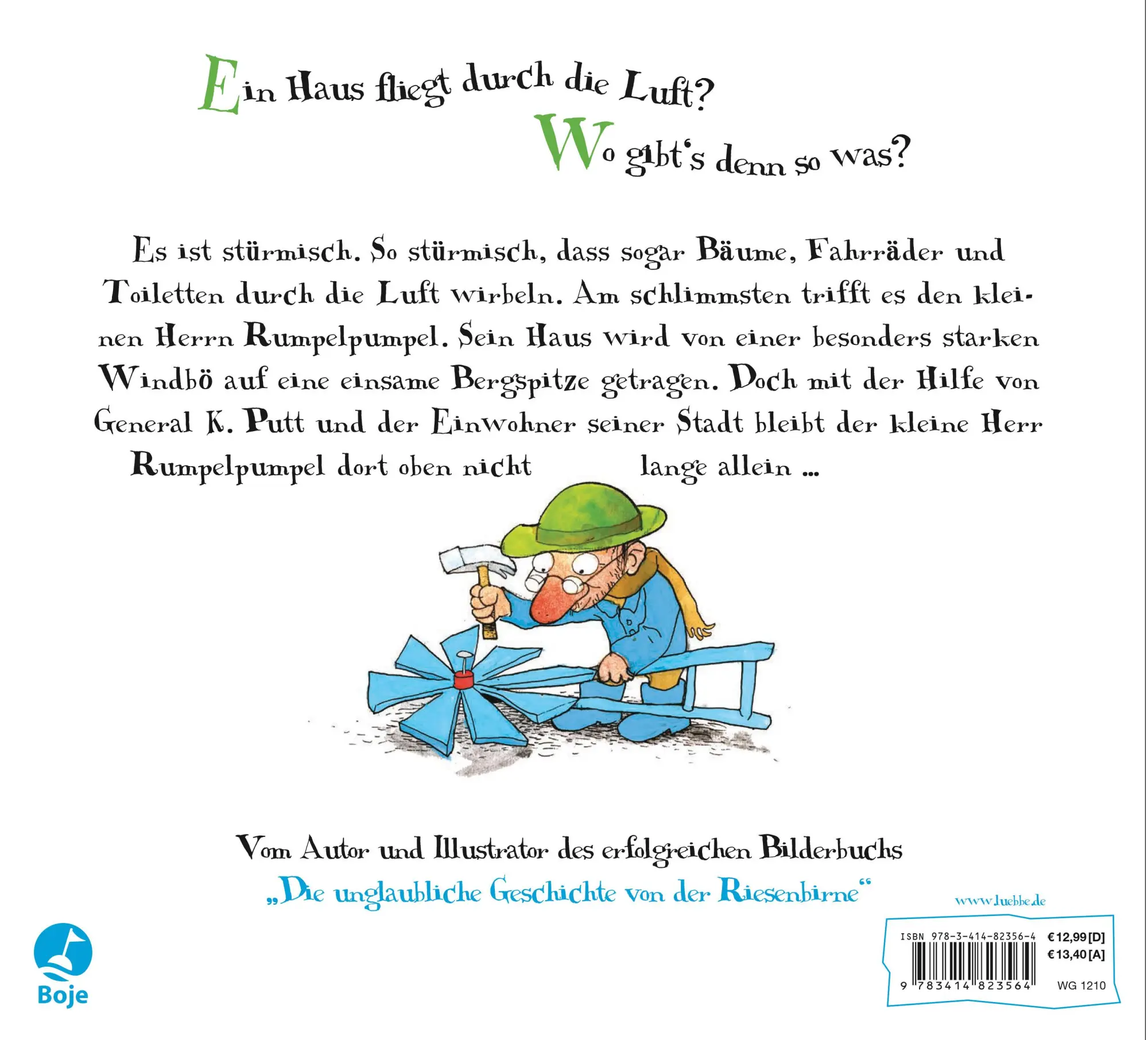 Bild: 9783414823564 | Herr Rumpelpumpel fliegt weg | Jakob Martin Strid | Buch | 48 S.
