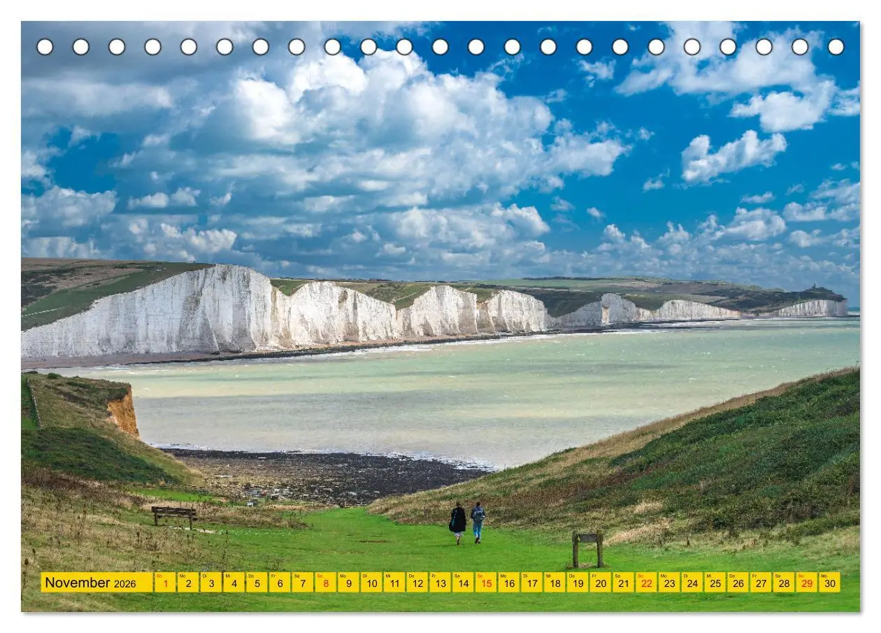 Bild: 9783457253564 | Seven Sisters - Großbritanniens höchste Kreidefelsen (Tischkalender...
