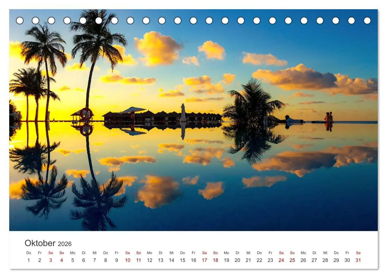 Bild: 9783457563564 | Malediven - Weiße Strände und Türkises Meer. (Tischkalender 2026...