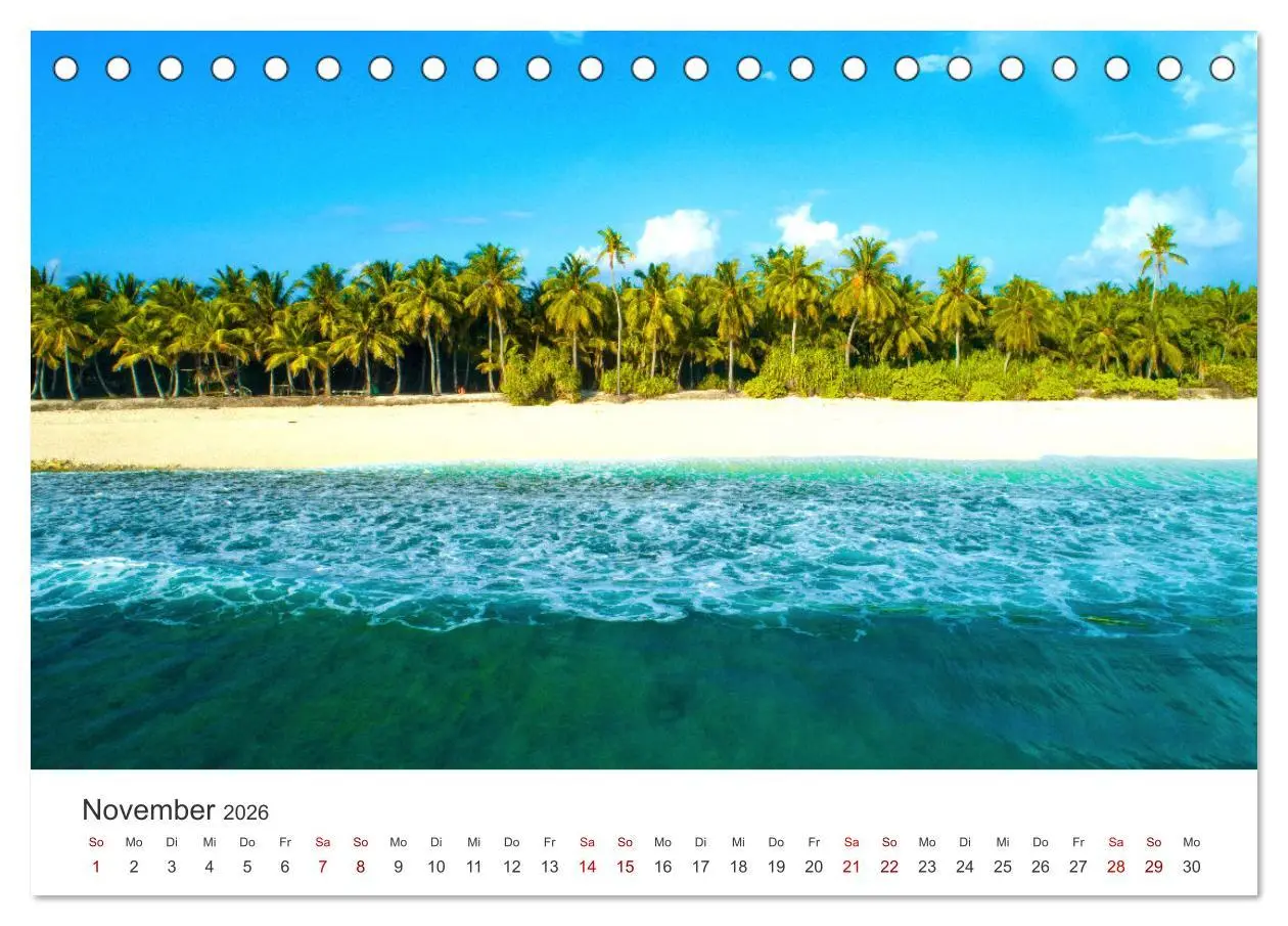 Bild: 9783457563564 | Malediven - Weiße Strände und Türkises Meer. (Tischkalender 2026...