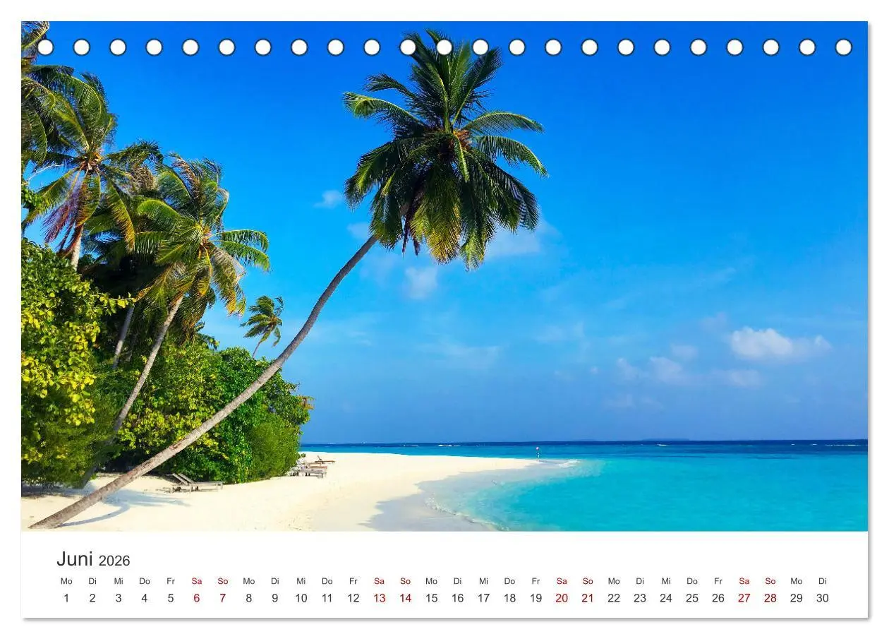 Bild: 9783457563564 | Malediven - Weiße Strände und Türkises Meer. (Tischkalender 2026...