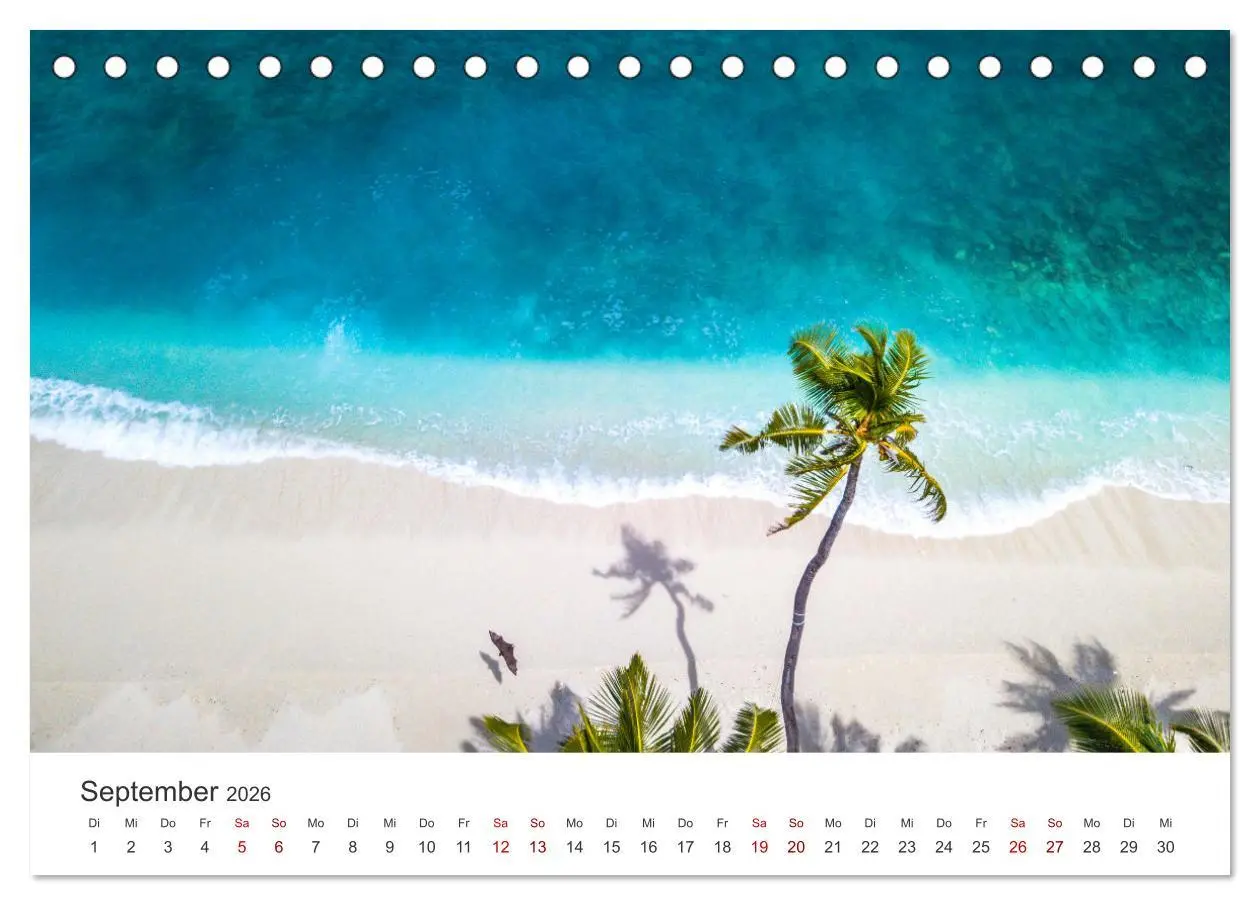 Bild: 9783457563564 | Malediven - Weiße Strände und Türkises Meer. (Tischkalender 2026...