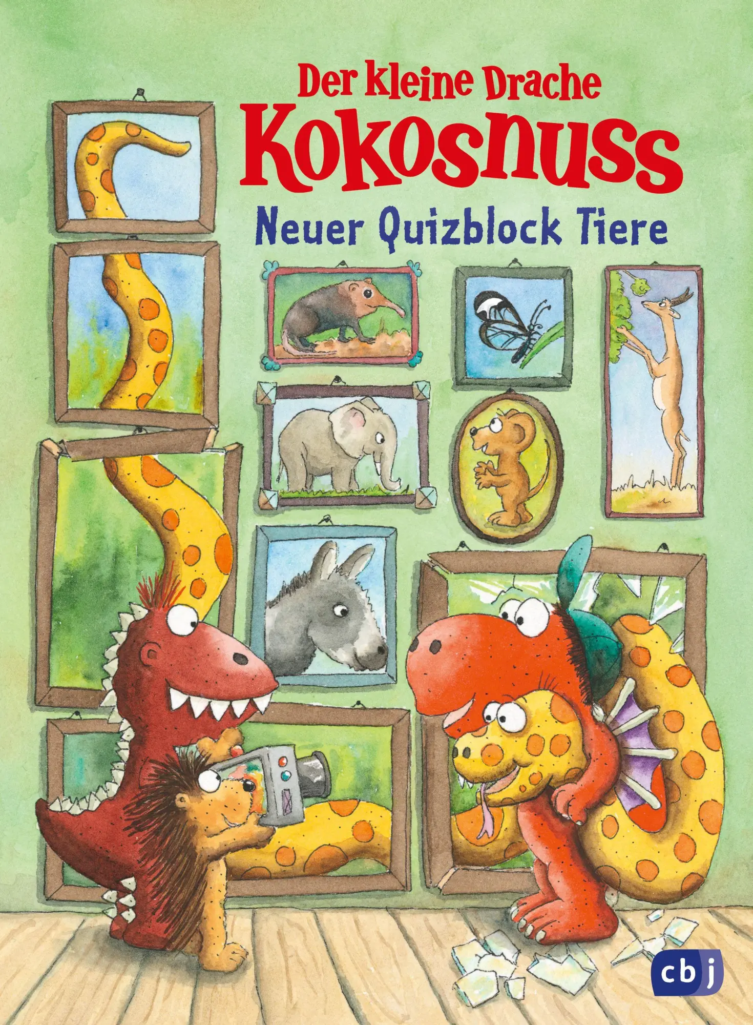 Cover: 9783570183564 | Der kleine Drache Kokosnuss - Quizblock Tiere 2 | Ingo Siegner | Buch