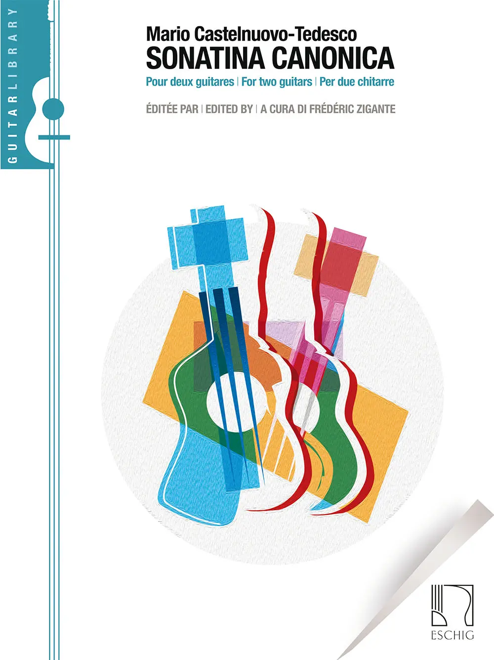 Cover: 9790044093564 | Sonatina canonica (per due chitarre) | Ed. F. Zigante | 2016
