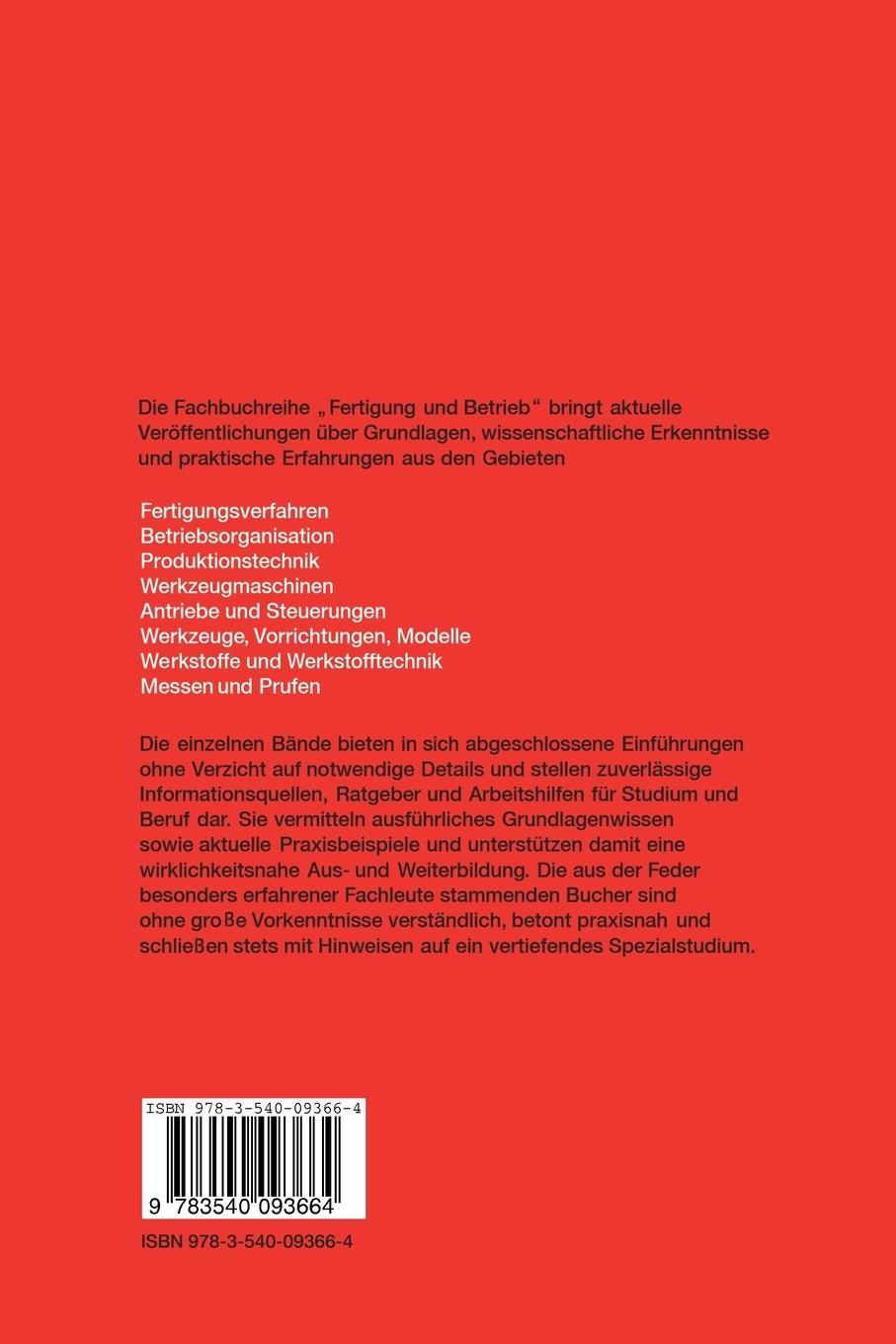 Rückseite: 9783540093664 | Vorrichtungen II | H. Mauri | Taschenbuch | xii | Deutsch | 1981