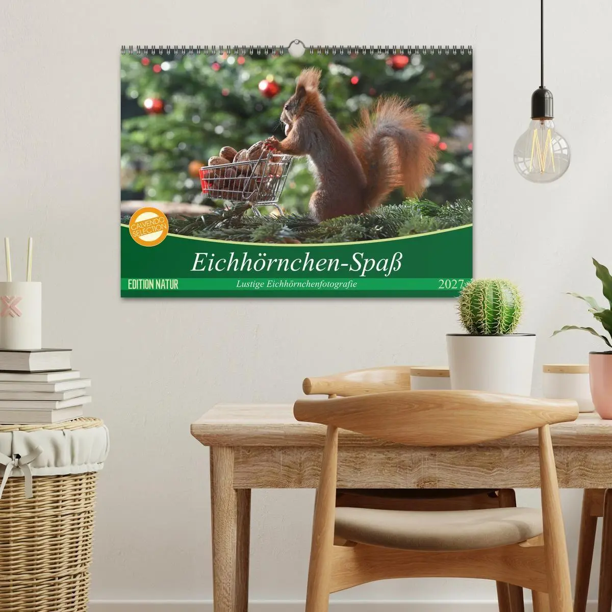 Bild: 9783569973664 | Eichhörnchen-Spaß (Wandkalender 2027 DIN A3 quer), CALVENDO...