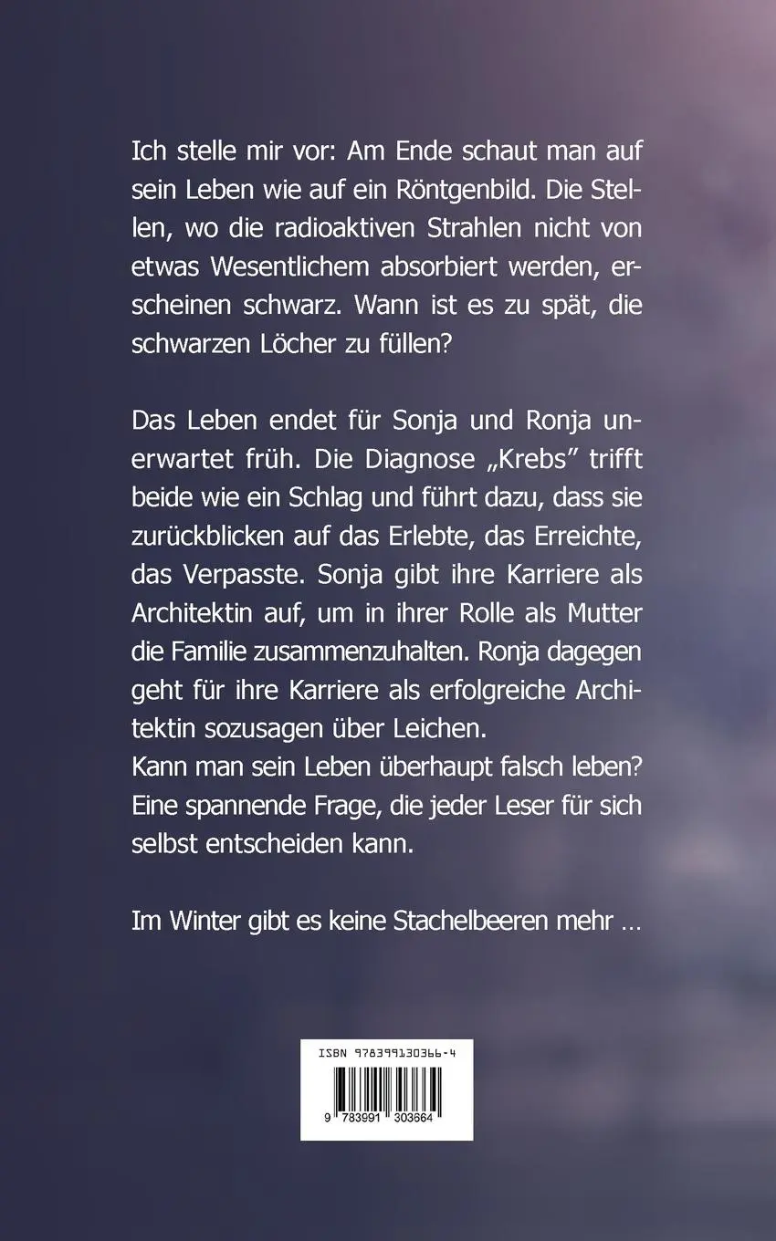 Rückseite: 9783991303664 | Im Winter gibt es keine Stachelbeeren mehr | Sabine Mayr | Taschenbuch