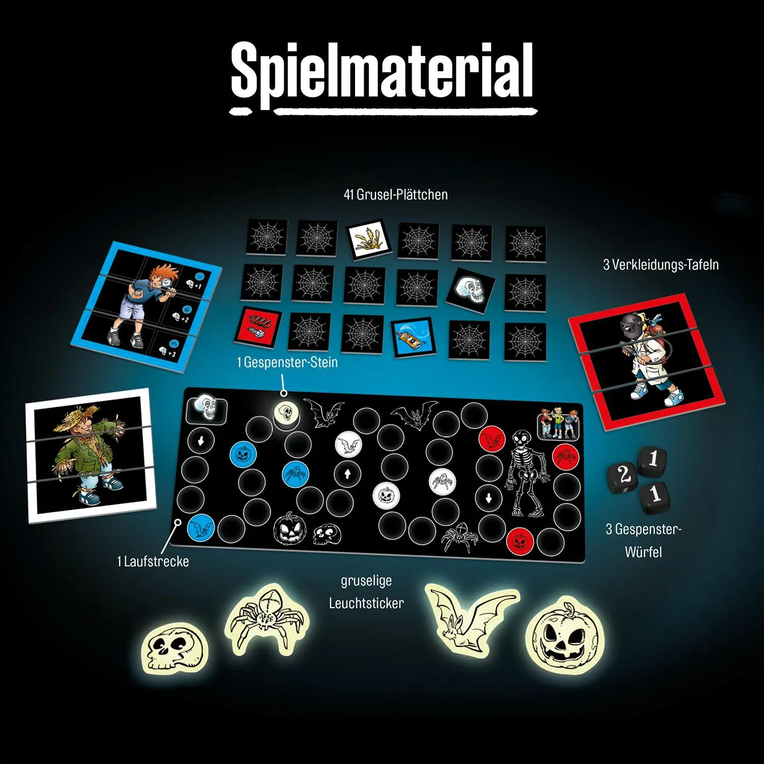 Bild: 4002051683764 | Die drei ??? Kids - Gespensterjagd | Spiel | Inka Brand (u. a.) | 2024