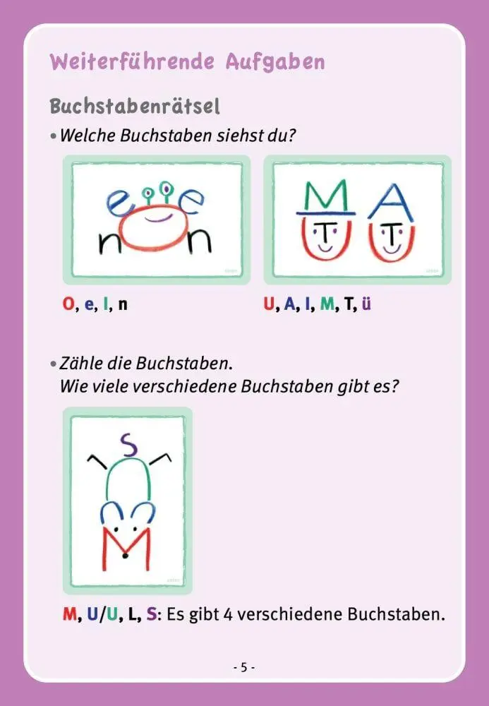 Bild: 4260694923764 | Montagsmaler. Bilderrätsel aus Zahlen und Buchstaben für den...