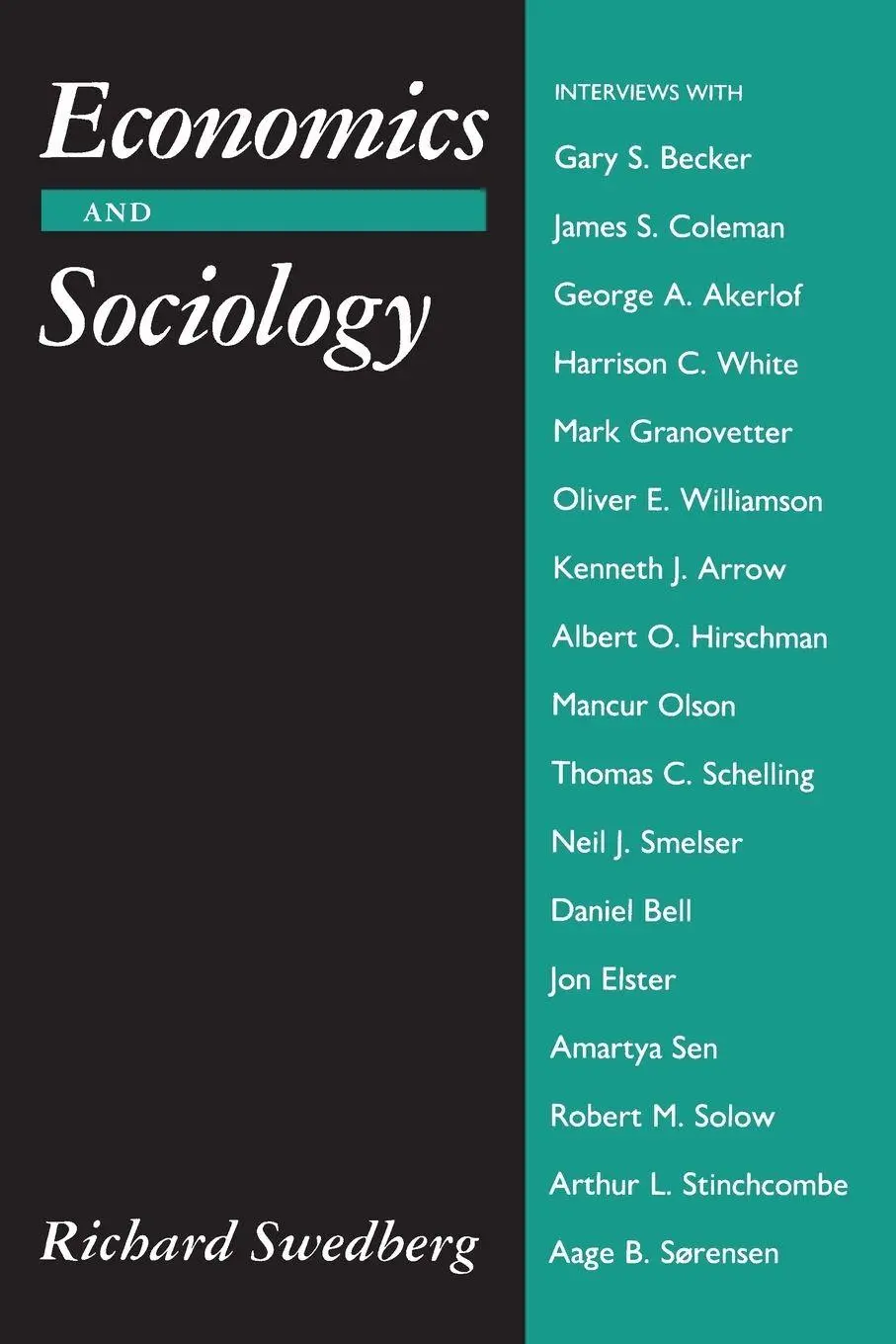 Cover: 9780691003764 | Economics and Sociology | Richard Swedberg | Taschenbuch | Englisch
