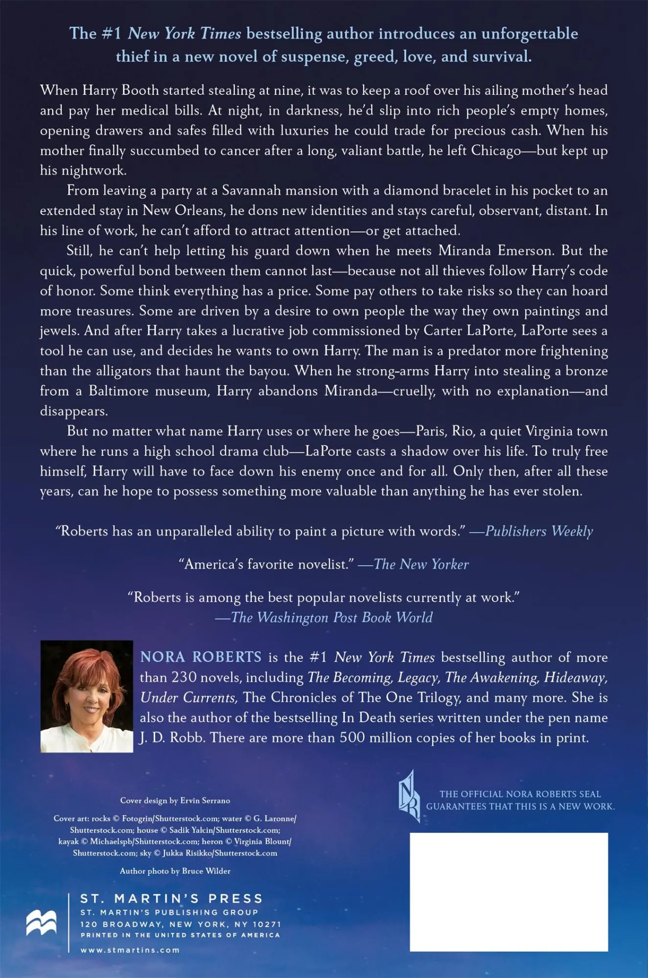 Rückseite: 9781250283764 | Nightwork | A Novel | Nora Roberts | Taschenbuch | Englisch | 2022