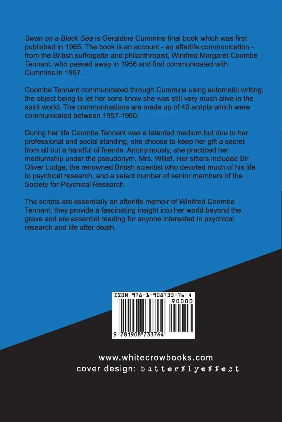 Rückseite: 9781908733764 | Swan on a Black Sea | Geraldine Cummins | Taschenbuch | Englisch