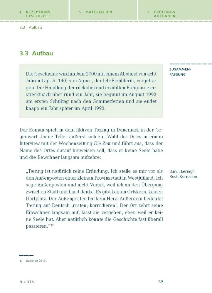 Bild: 9783129303764 | Nichts von Janne Teller | Textanalyse und Interpretation | Teller