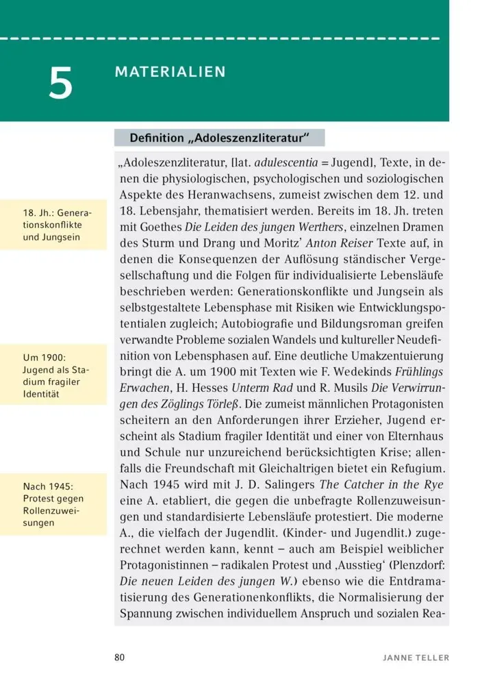Bild: 9783129303764 | Nichts von Janne Teller | Textanalyse und Interpretation | Teller