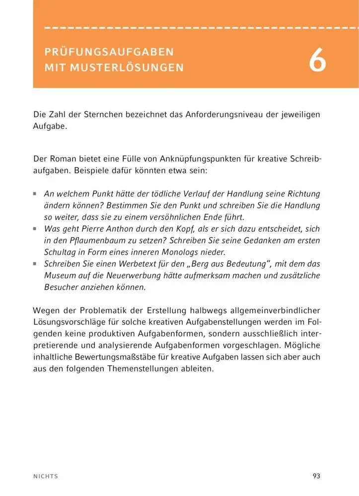 Bild: 9783129303764 | Nichts von Janne Teller | Textanalyse und Interpretation | Teller