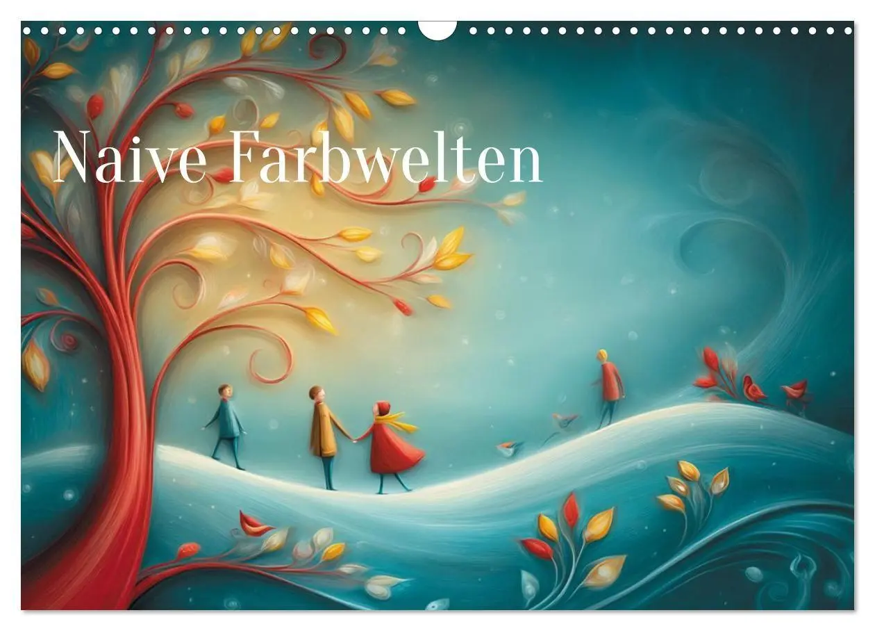Cover: 9783516703764 | Naive Farbwelten (Wandkalender 2026 DIN A3 quer), CALVENDO...