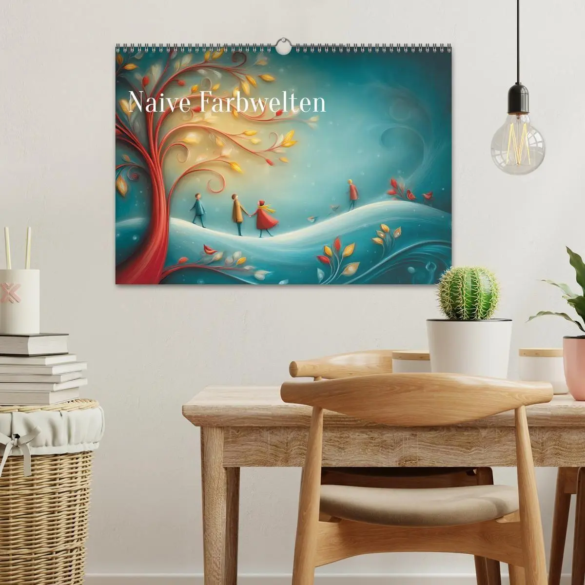 Bild: 9783516703764 | Naive Farbwelten (Wandkalender 2026 DIN A3 quer), CALVENDO...
