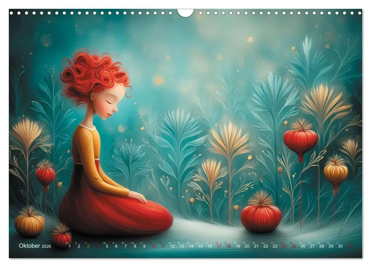 Bild: 9783516703764 | Naive Farbwelten (Wandkalender 2026 DIN A3 quer), CALVENDO...