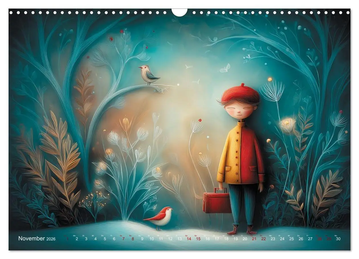 Bild: 9783516703764 | Naive Farbwelten (Wandkalender 2026 DIN A3 quer), CALVENDO...