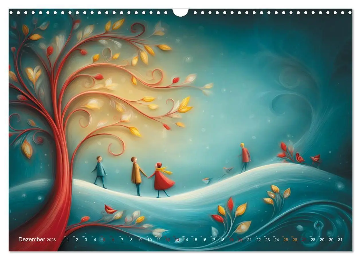 Bild: 9783516703764 | Naive Farbwelten (Wandkalender 2026 DIN A3 quer), CALVENDO...