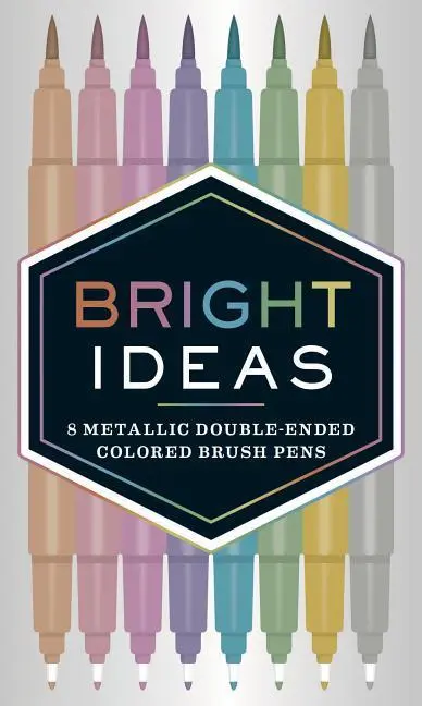 Cover: 9781452163864 | Chronicle Books: Bright Ideas: 8 Metallic Double-Ended Color | Books