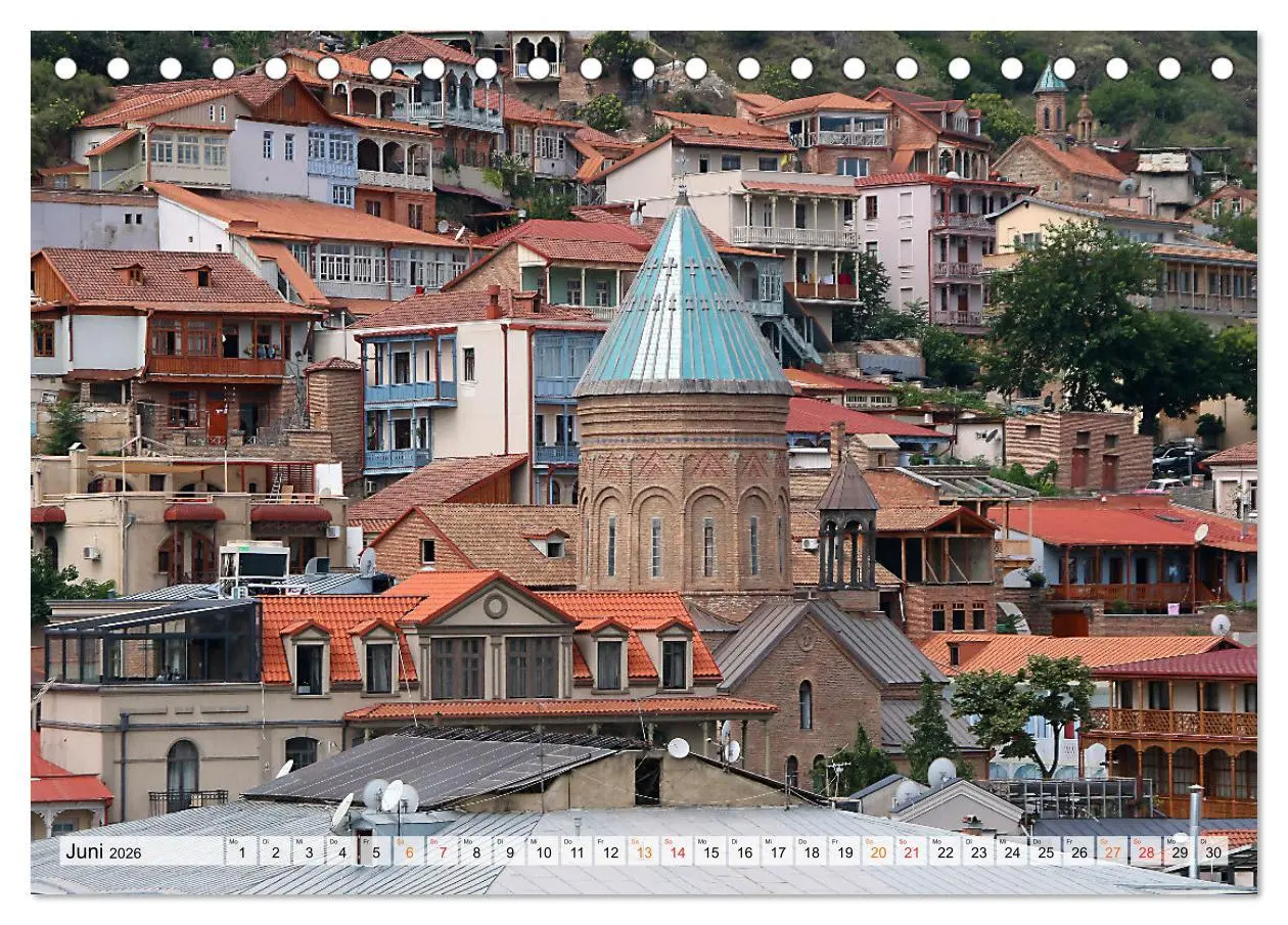 Bild: 9783457913864 | Sehnsucht Georgien (Tischkalender 2026 DIN A5 quer), CALVENDO...