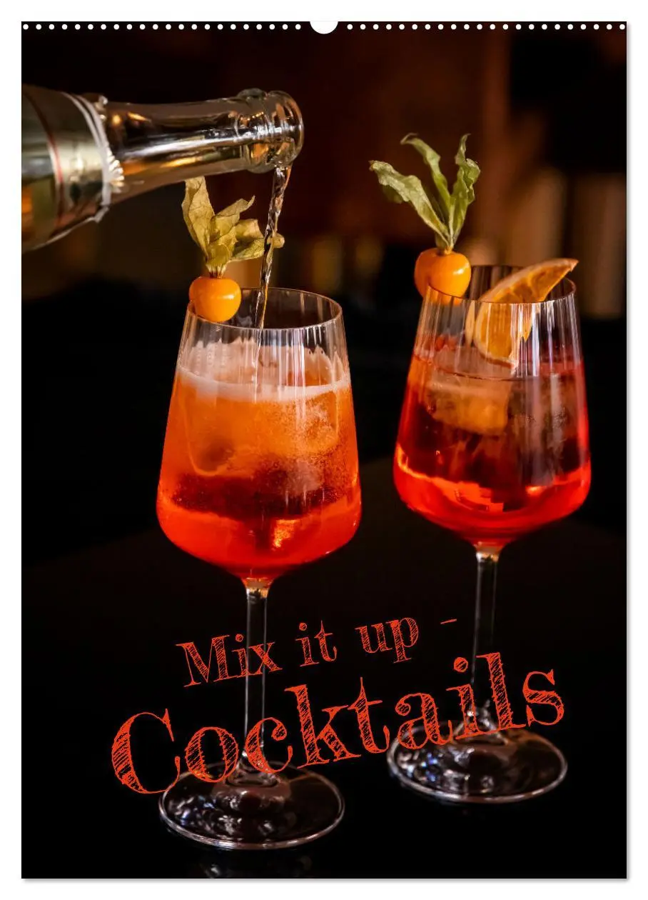 Cover: 9783516243864 | Mix it up - Cocktails (Wandkalender 2026 DIN A2 hoch), CALVENDO...