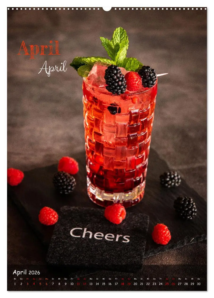 Bild: 9783516243864 | Mix it up - Cocktails (Wandkalender 2026 DIN A2 hoch), CALVENDO...