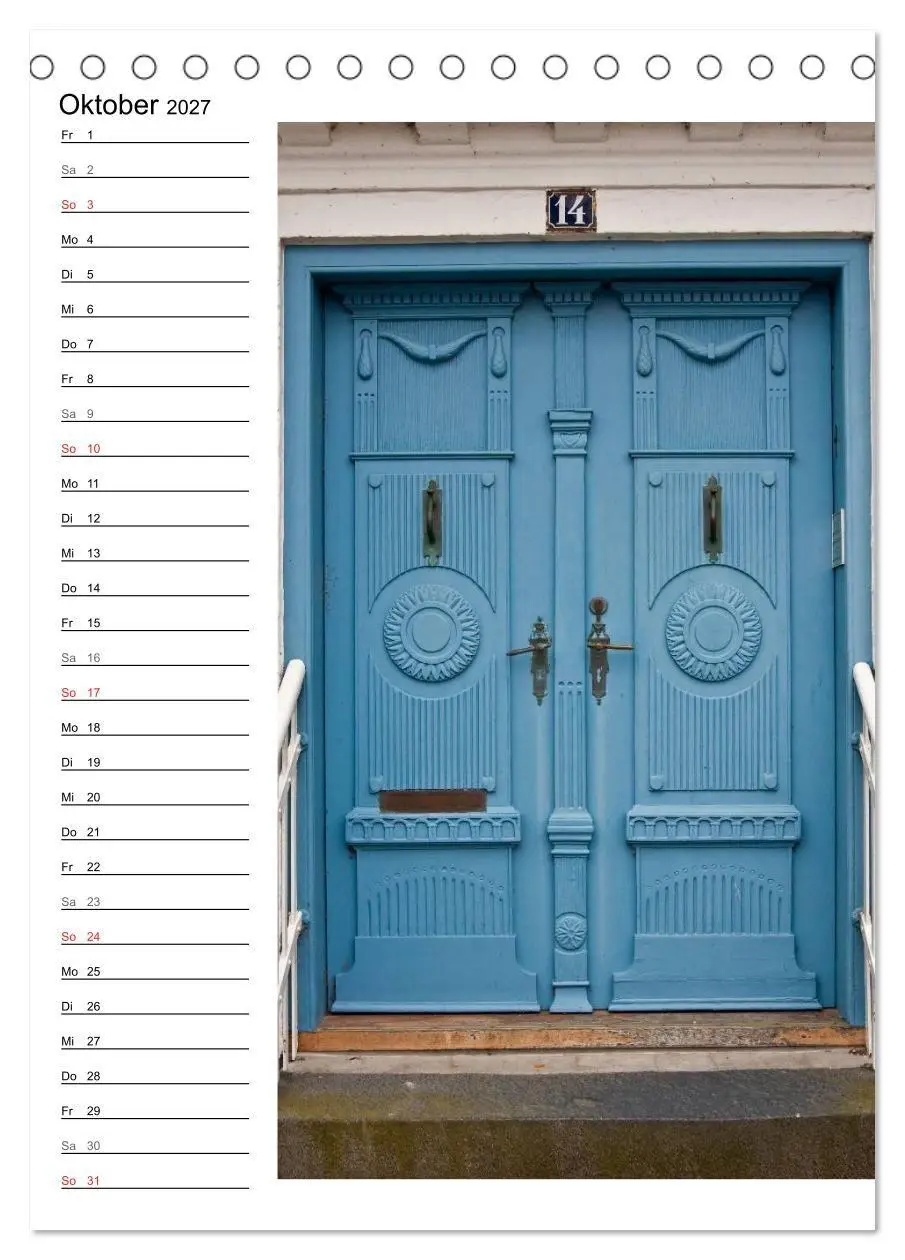 Bild: 9783569953864 | Alte Dänische Türen (Tischkalender 2027 DIN A5 hoch), CALVENDO...
