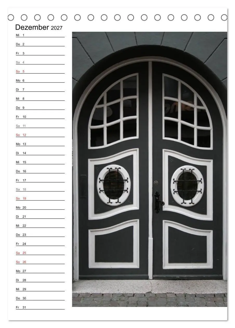 Bild: 9783569953864 | Alte Dänische Türen (Tischkalender 2027 DIN A5 hoch), CALVENDO...