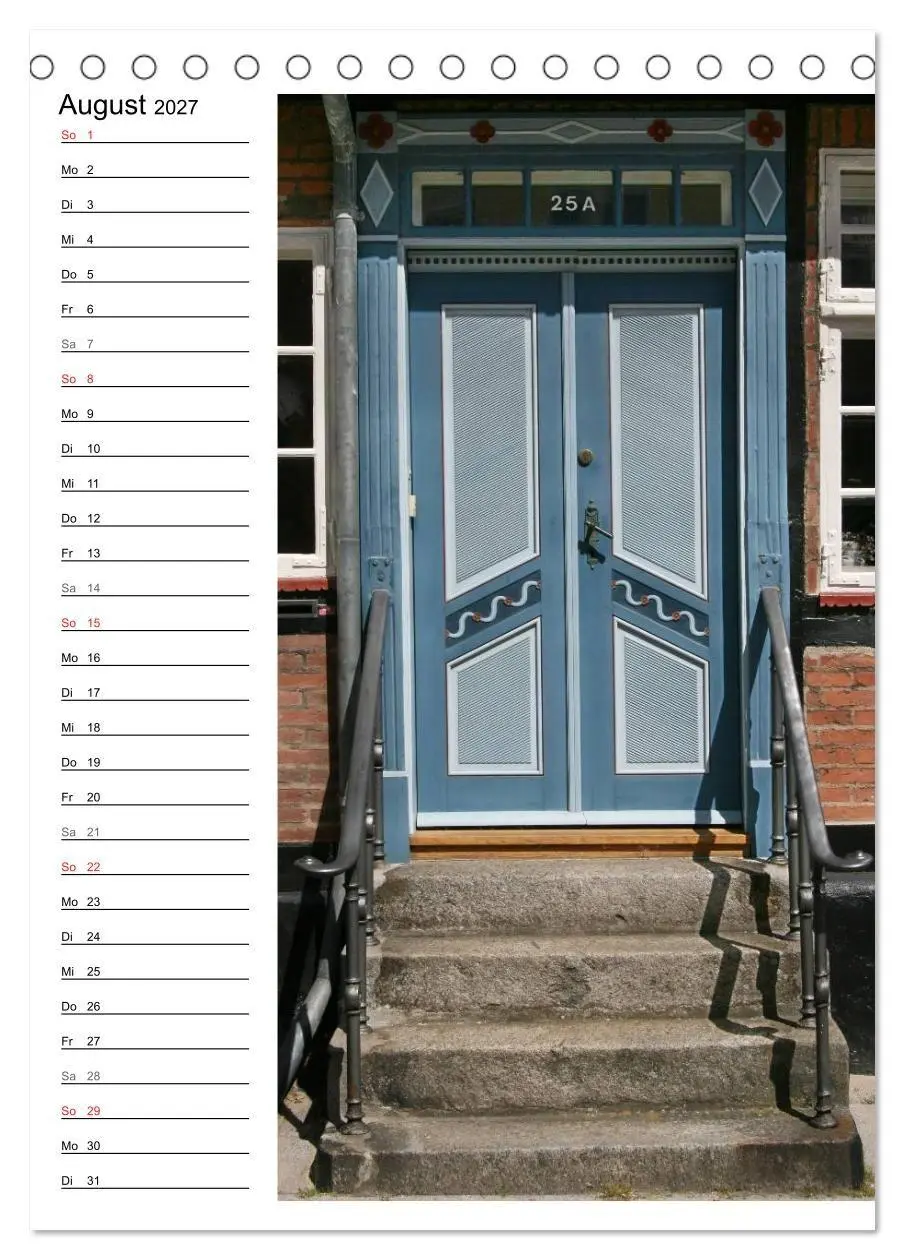 Bild: 9783569953864 | Alte Dänische Türen (Tischkalender 2027 DIN A5 hoch), CALVENDO...