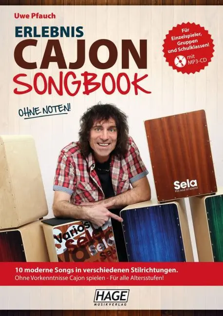 Cover: 9783866263864 | Erlebnis Cajon Songbook + MP3-CD | Uwe Pfauch | Broschüre | 56 S.