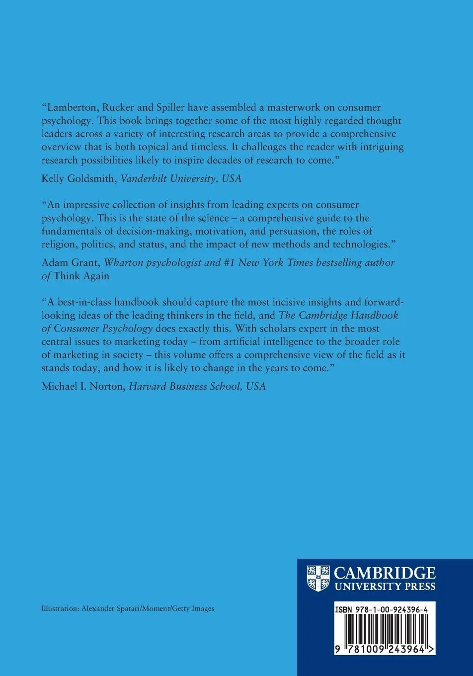 Rückseite: 9781009243964 | The Cambridge Handbook of Consumer Psychology | Cait Lamberton (u. a.)