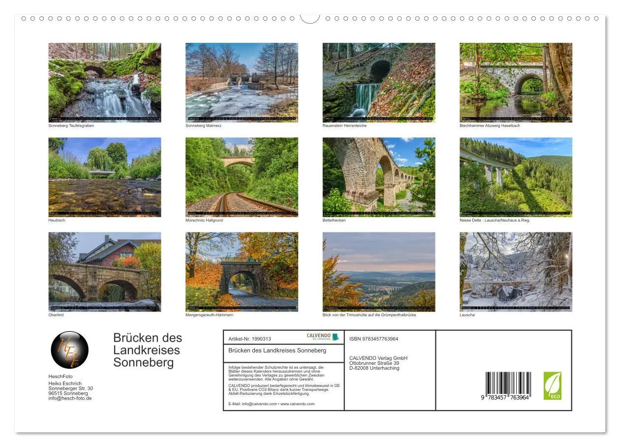 Bild: 9783457763964 | Brücken des Landkreises Sonneberg (hochwertiger Premium...